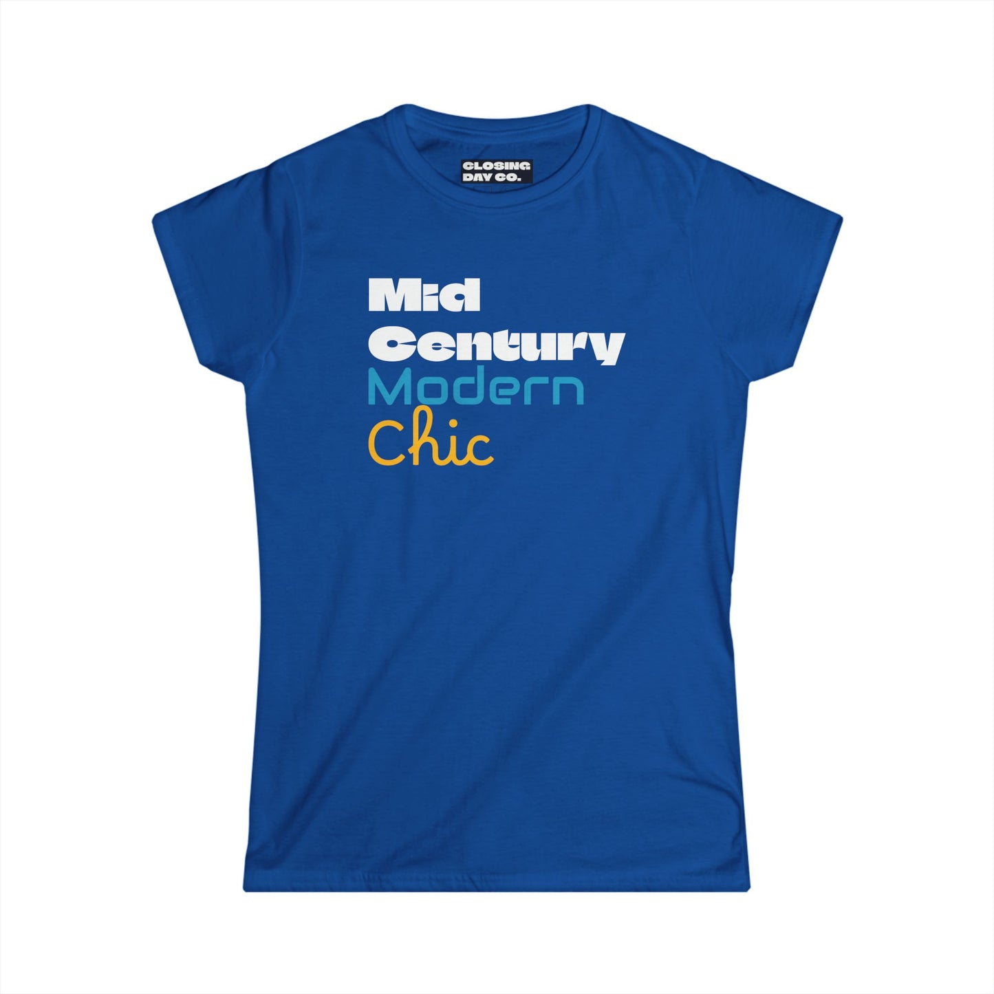 Mid Century Modern Chic Women's Softstyle Tee