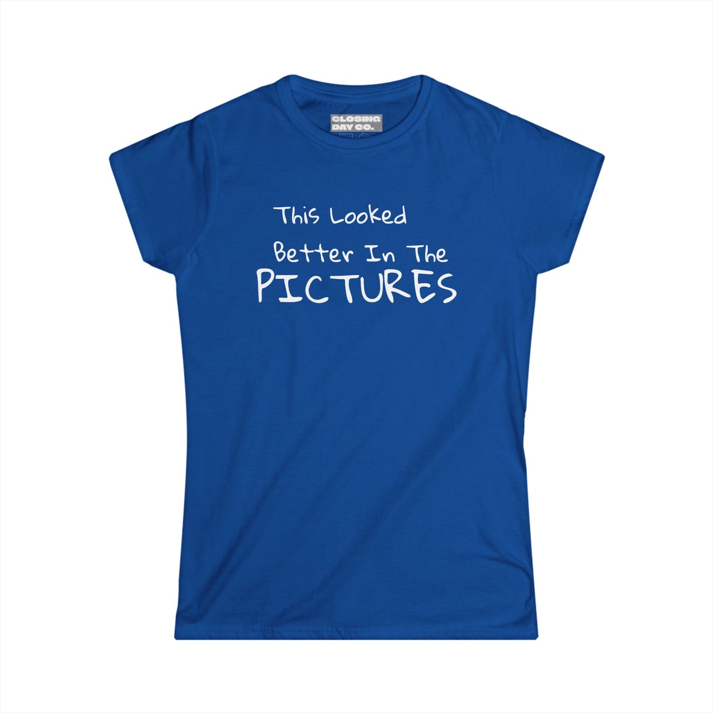This Looked Better In The Pictures Women's Softstyle Tee