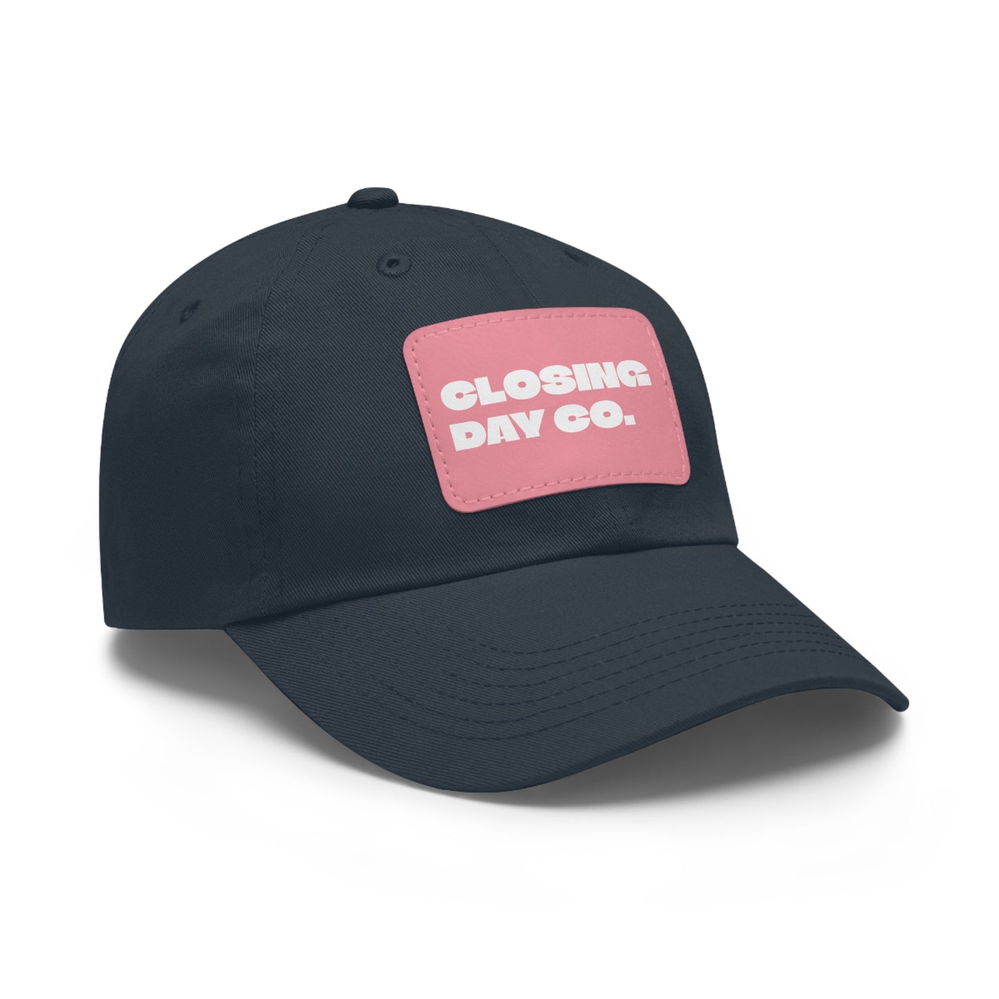 Closing Day Co. Dad Hat with Leather Patch (Rectangle)