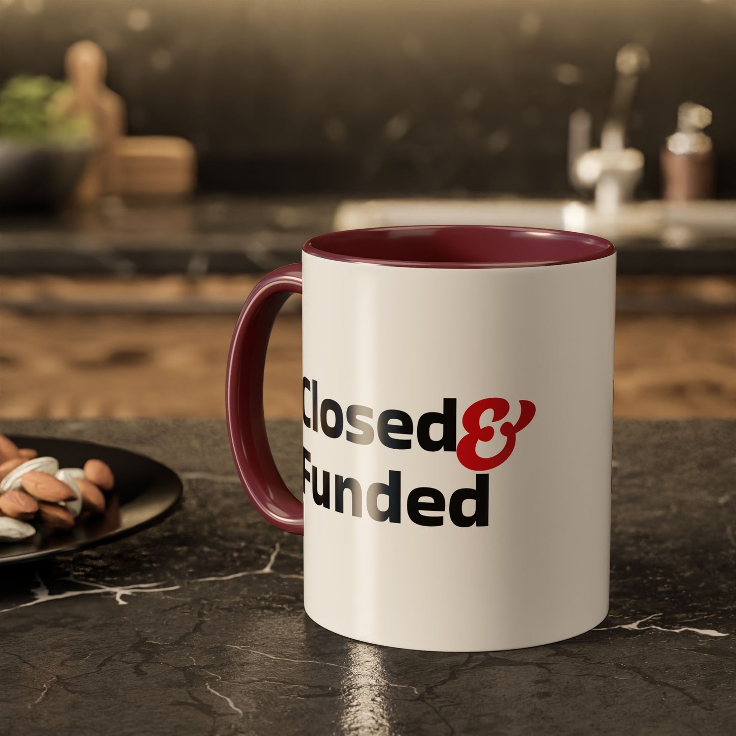 Closed & Funded Colorful Mugs (11oz, 15oz)