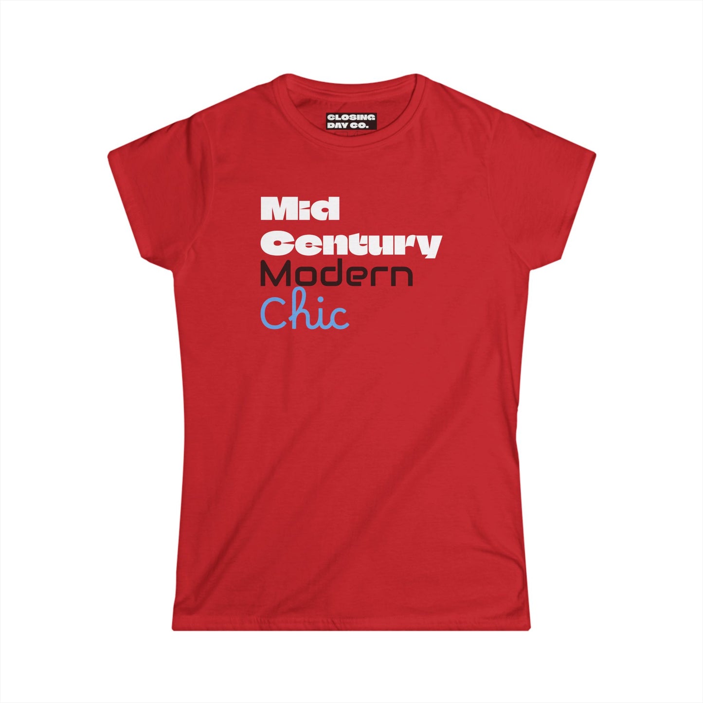 Mid Century Modern Chic Women's Softstyle Tee