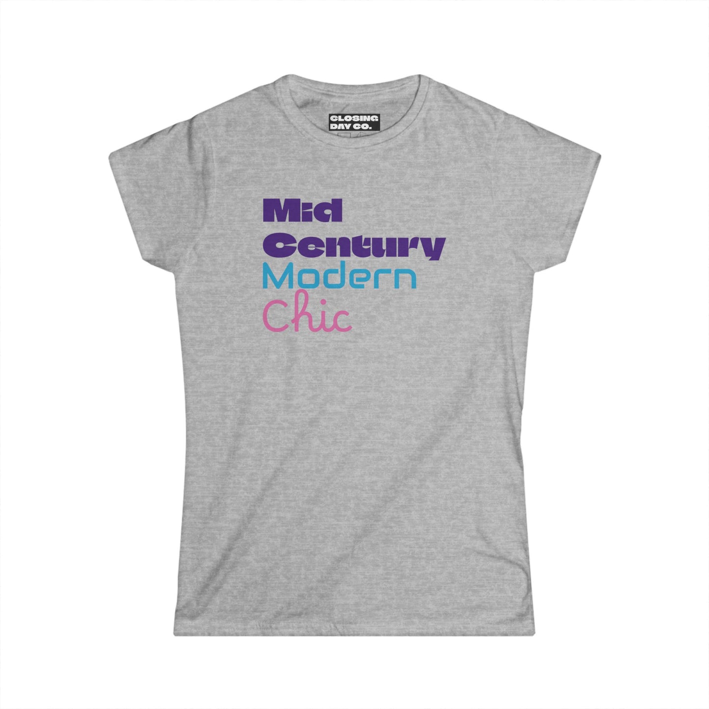 Mid Century Modern Chic Women's Softstyle Tee