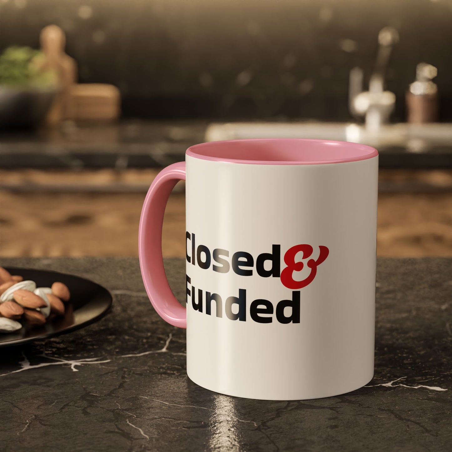 Closed & Funded Colorful Mugs (11oz, 15oz)