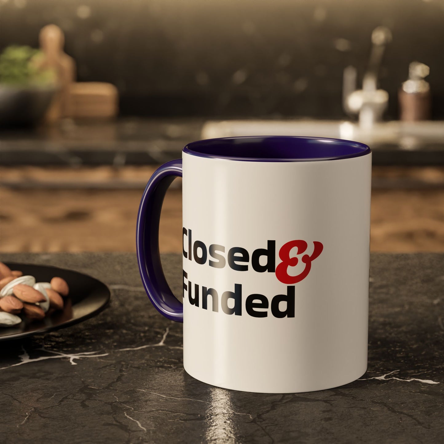 Closed & Funded Colorful Mugs (11oz, 15oz)
