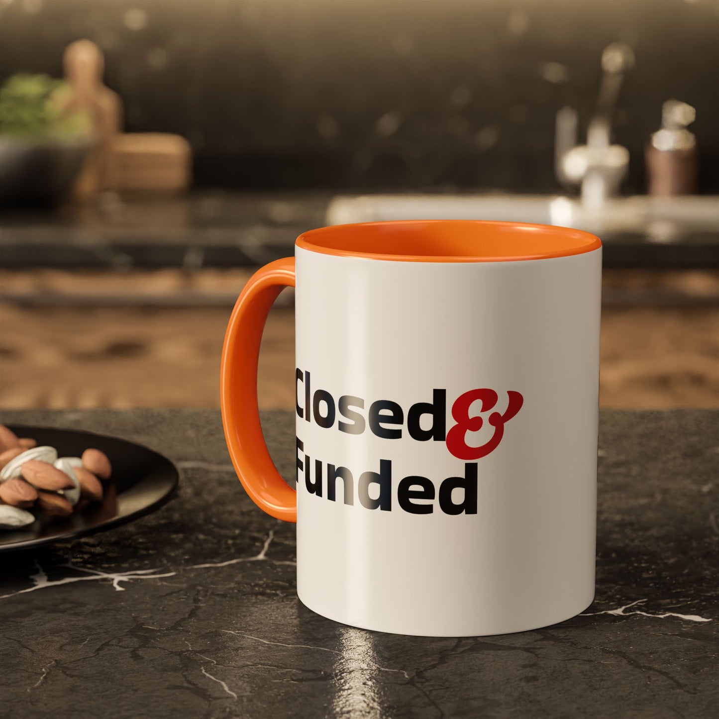 Closed & Funded Colorful Mugs (11oz, 15oz)