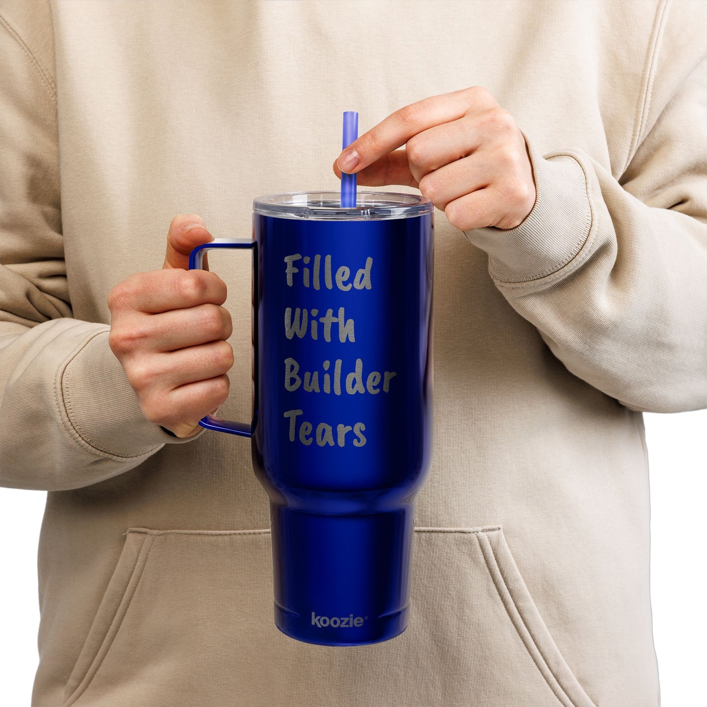 Builder Tears Insulated Tumbler with Lid, 40oz (Engraving)