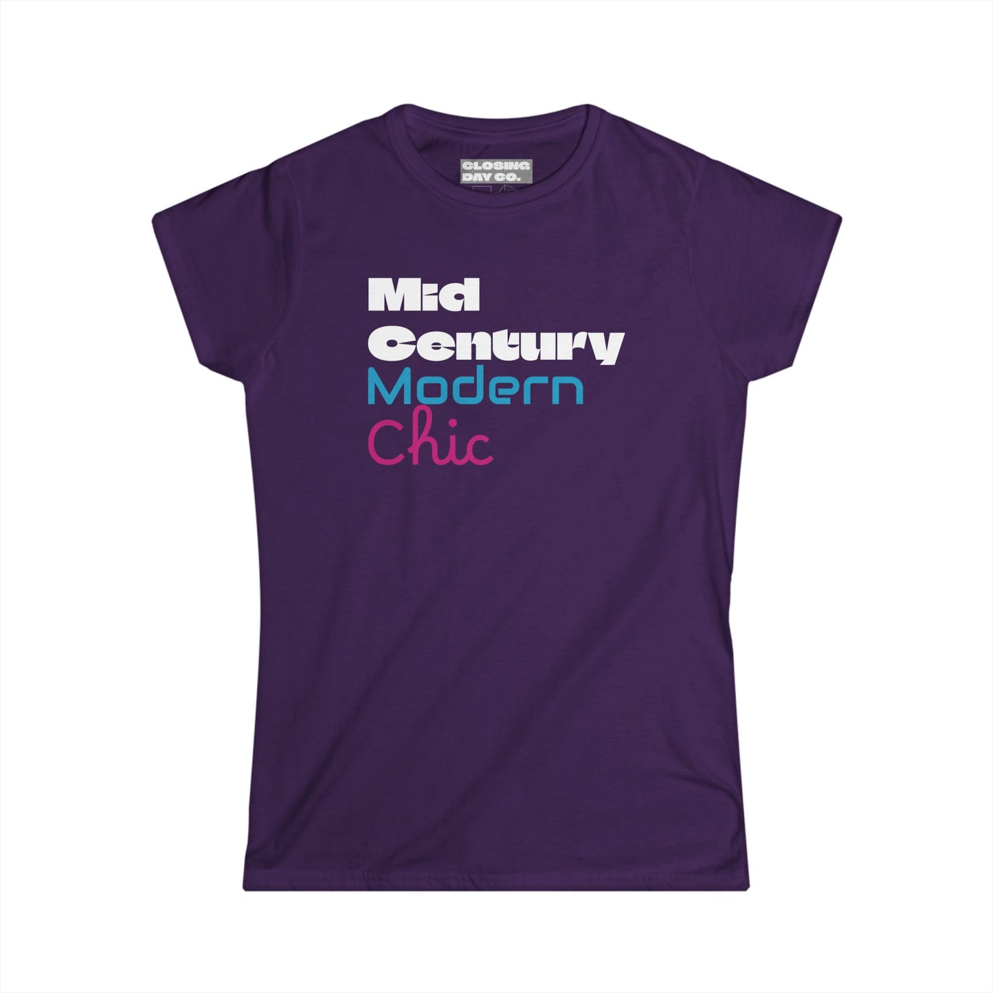 Mid Century Modern Chic Women's Softstyle Tee
