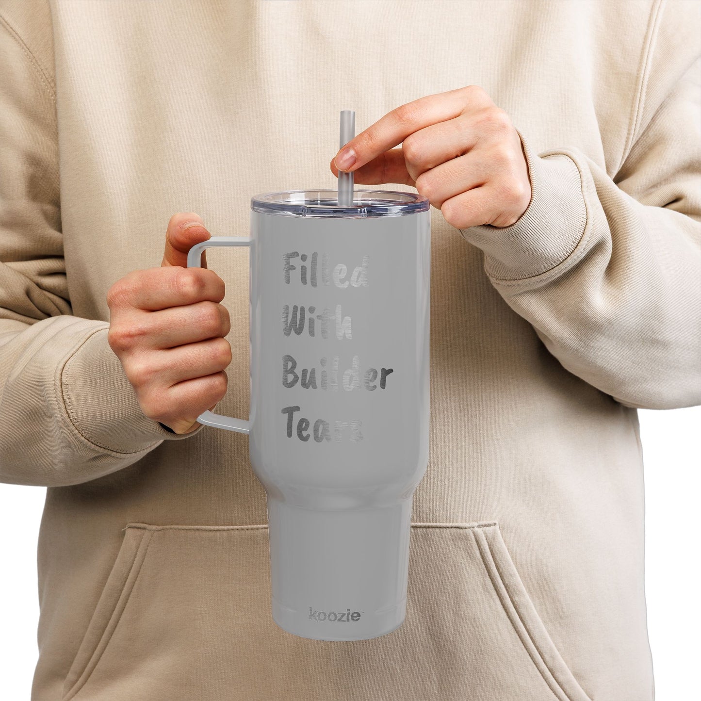 Builder Tears Insulated Tumbler with Lid, 40oz (Engraving)