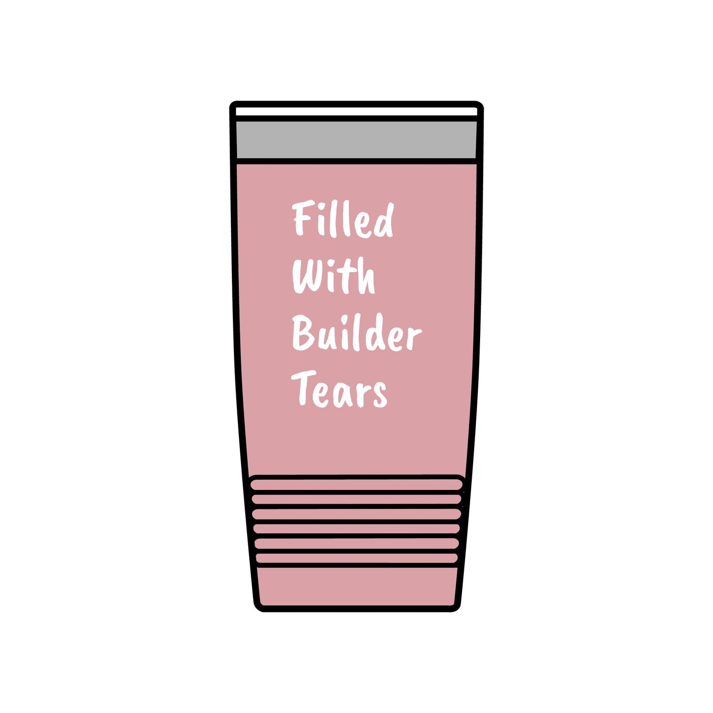 Builder Tears Insulated Tumbler, 20oz