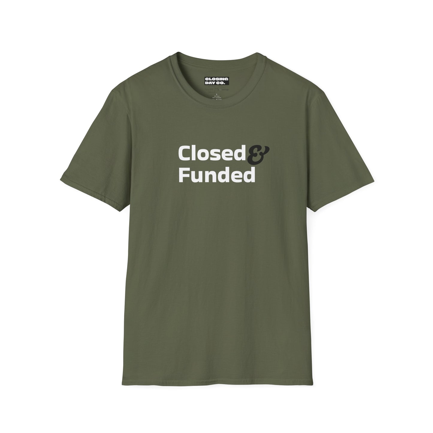 Closed & Funded Unisex Softstyle T-Shirt