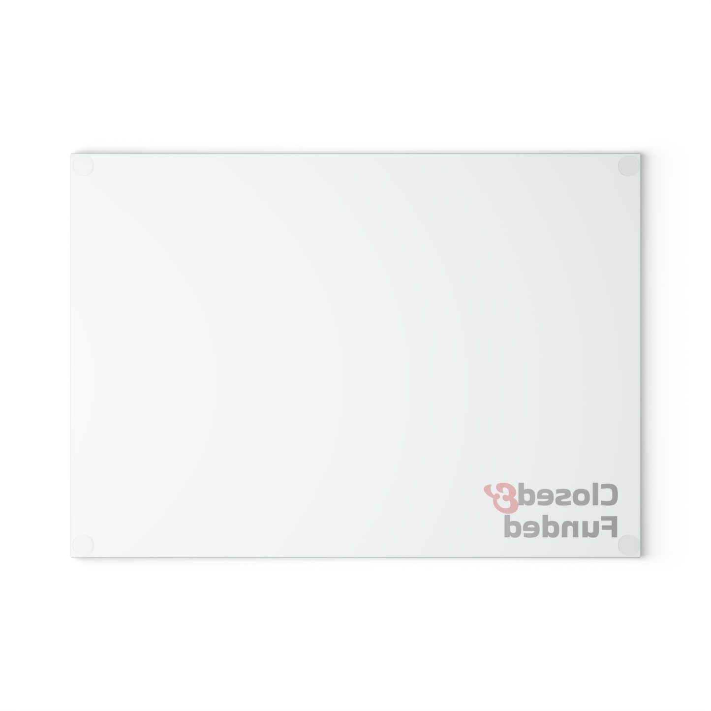 Closed & Funded Glass Cutting Board