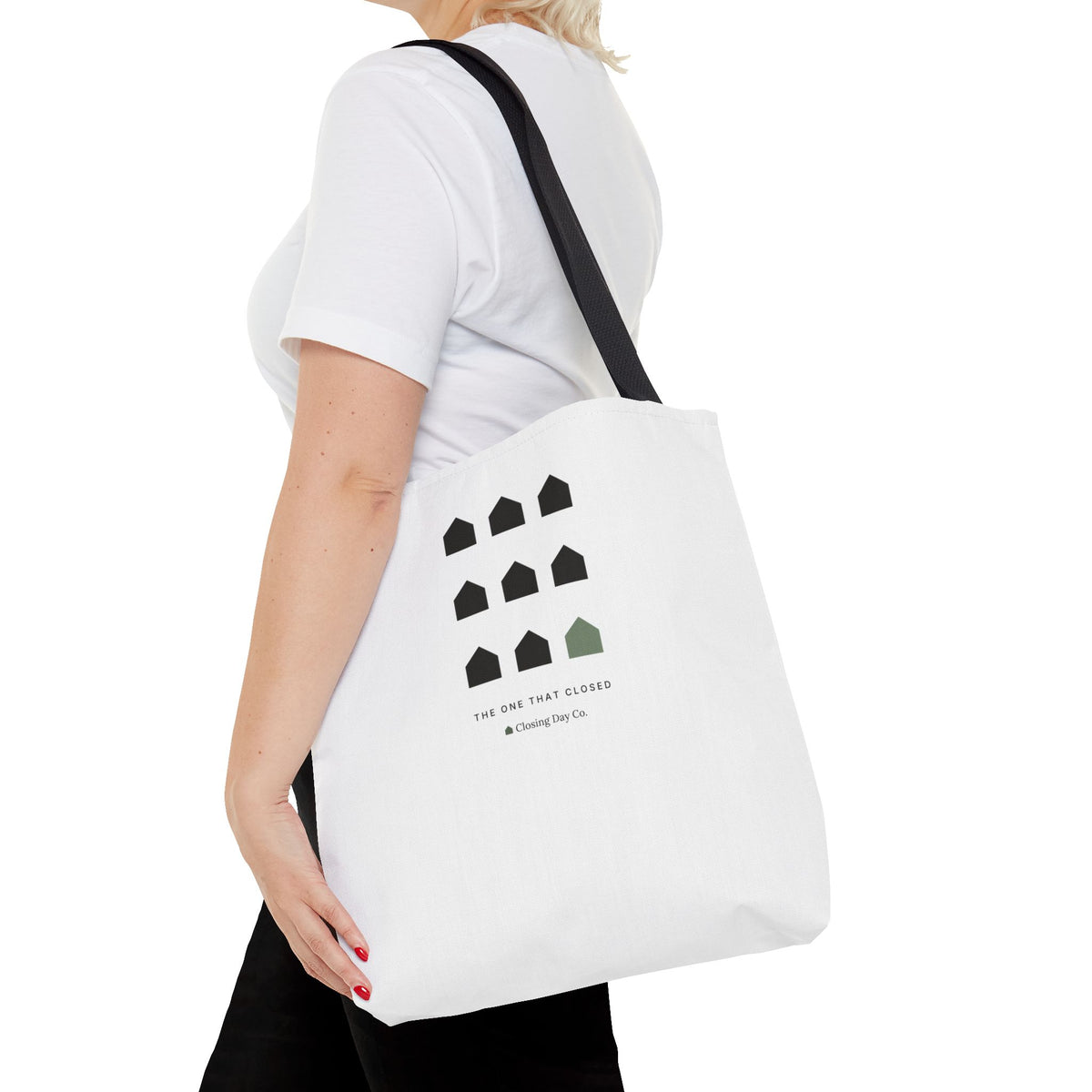 The One That Closed homeowner goodie bag tote by Closing Day Co.