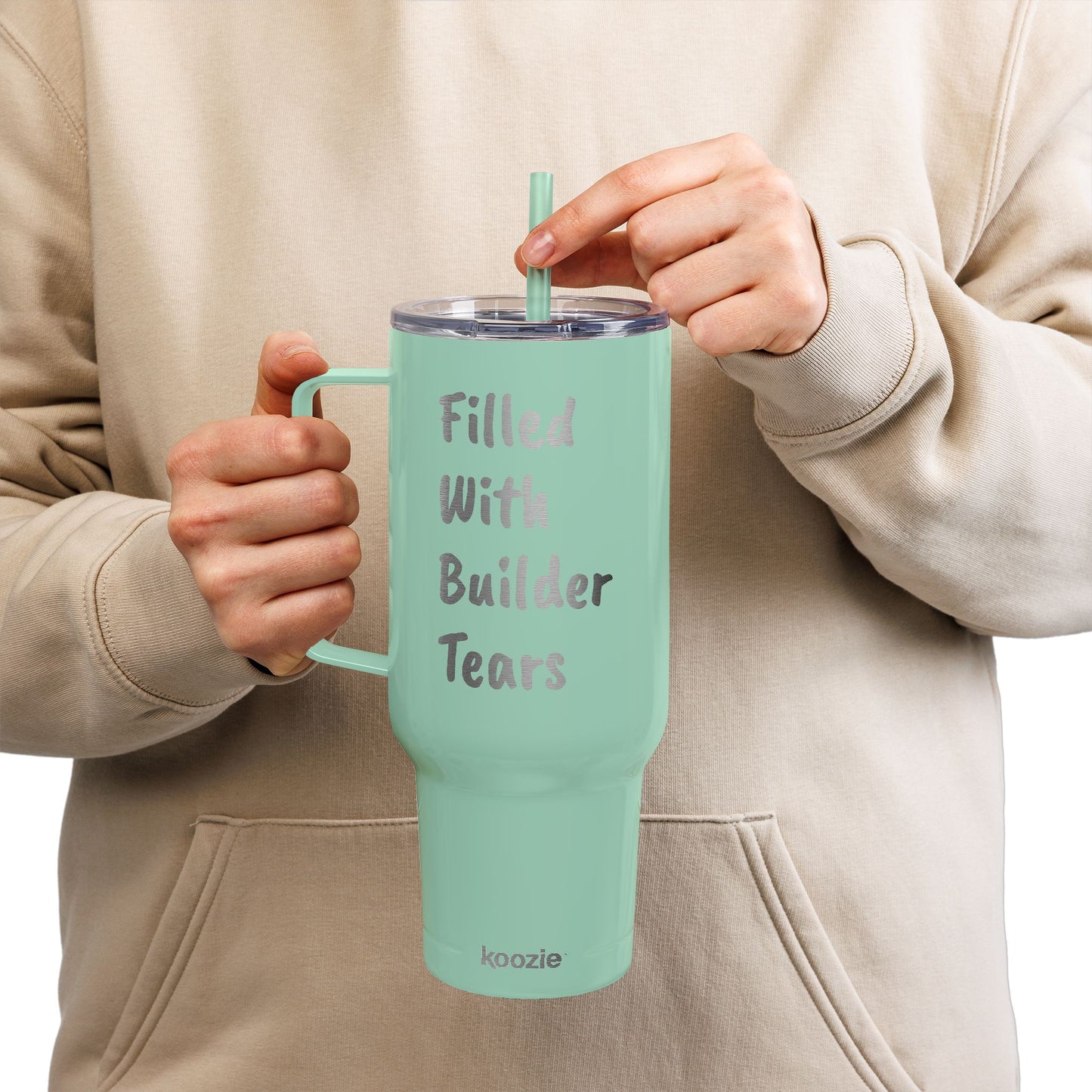 Builder Tears Insulated Tumbler with Lid, 40oz (Engraving)