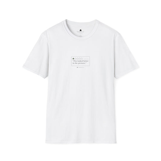 This Looked Better in the Pictures realtor t-shirt by Closing Day Co.