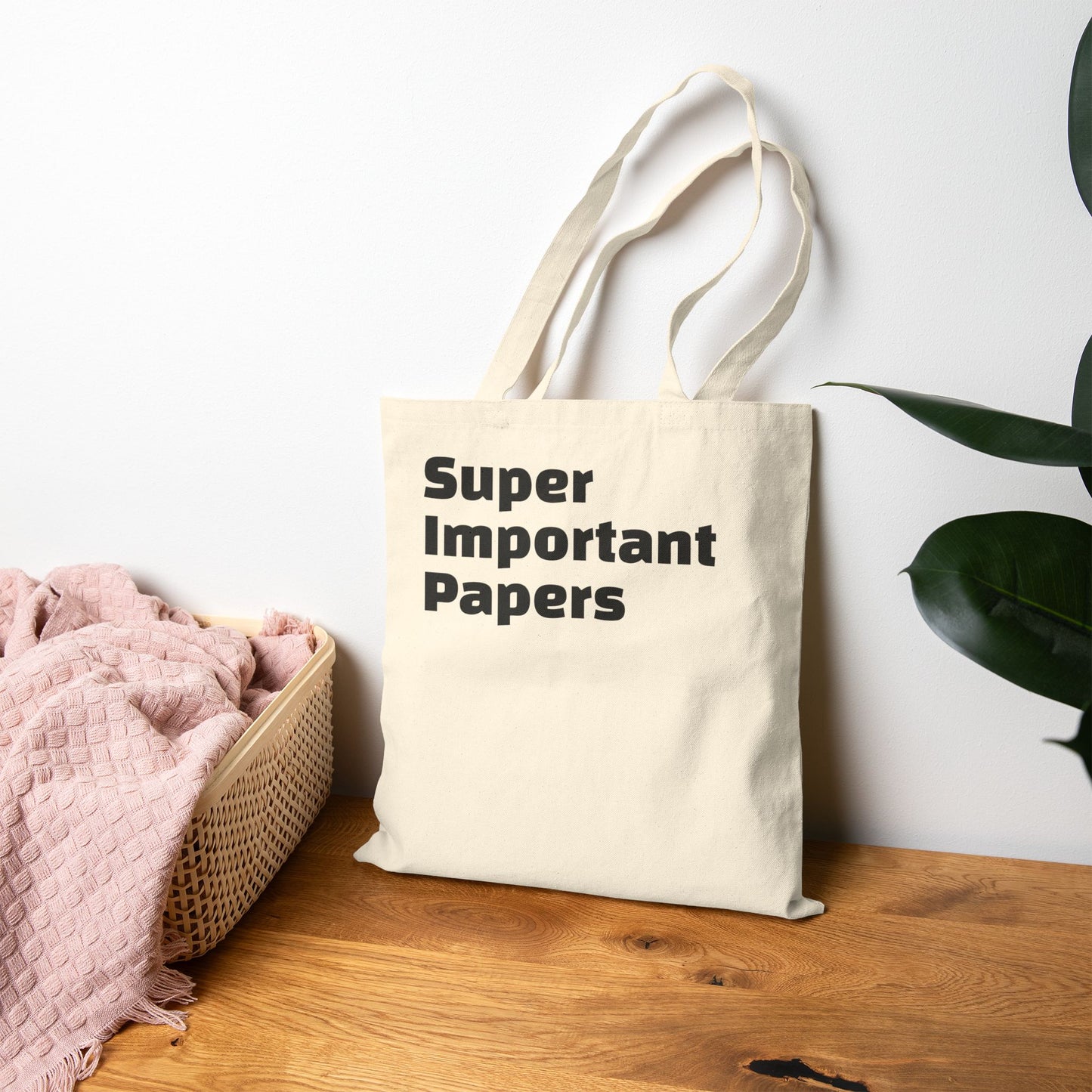 Cotton Canvas Tote Bag