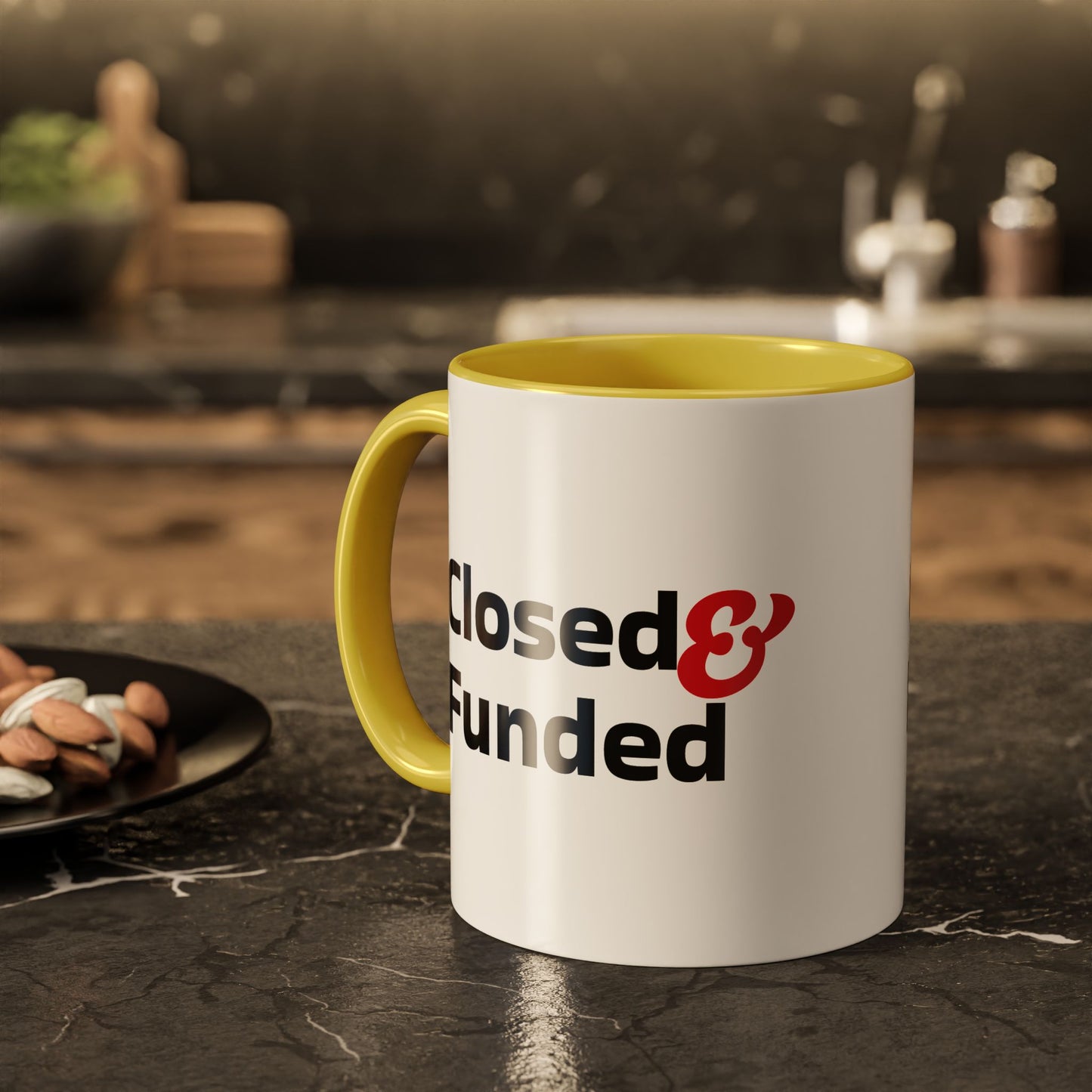 Closed & Funded Colorful Mugs (11oz, 15oz)