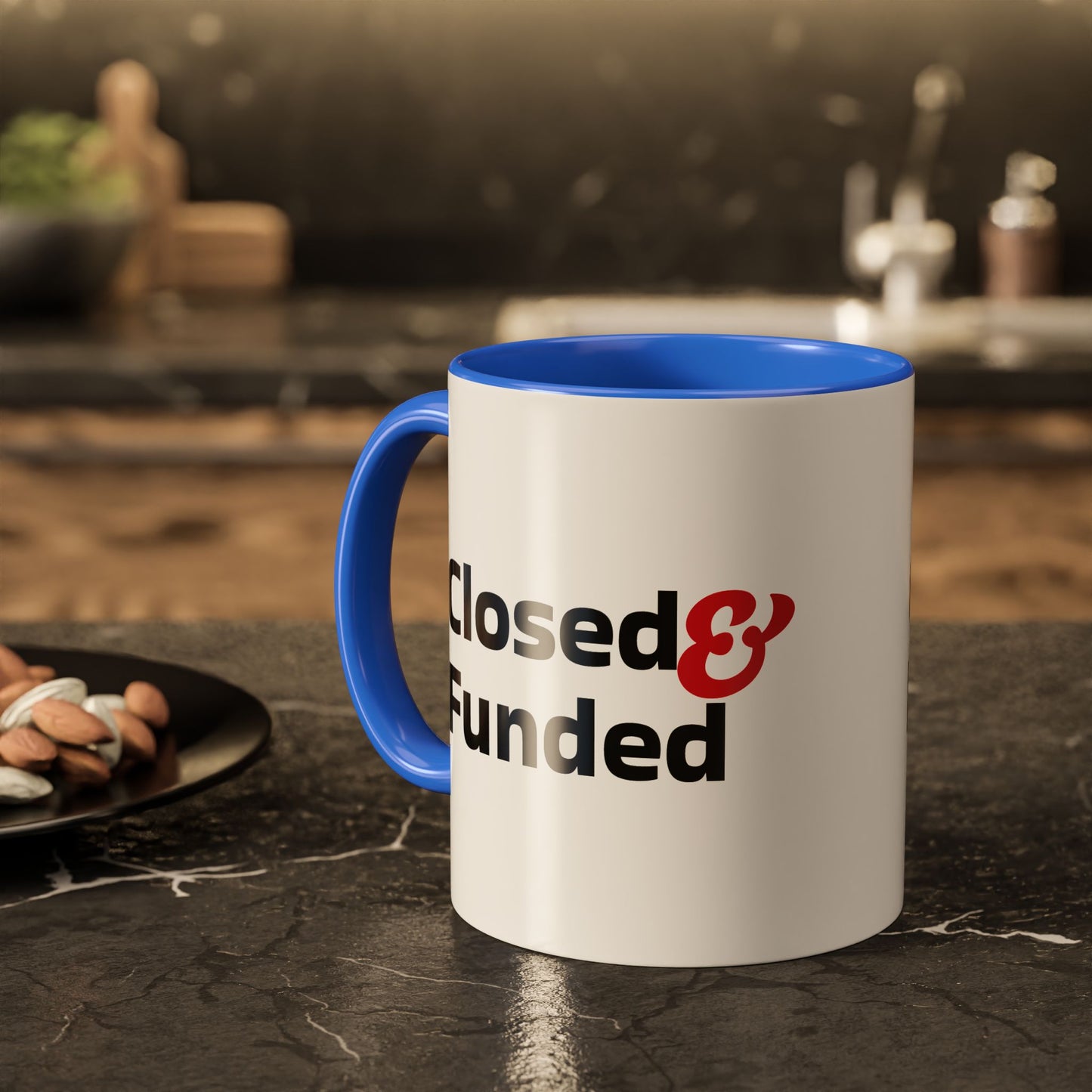 Closed & Funded Colorful Mugs (11oz, 15oz)