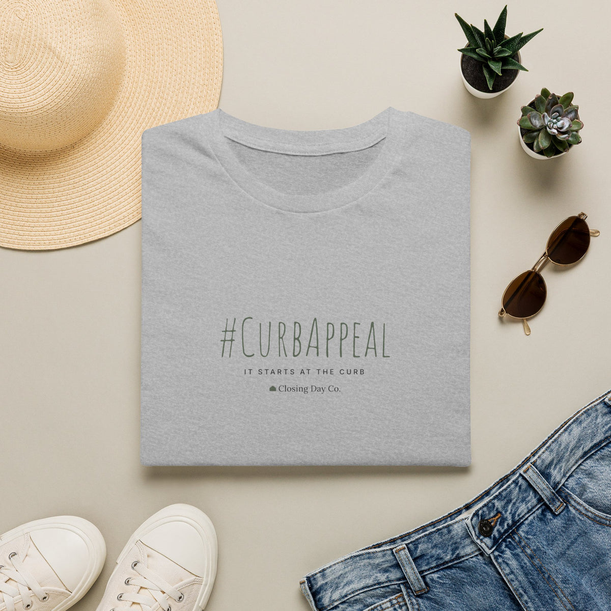 #CurbAppeal realtor t-shirt by Closing Day Co.