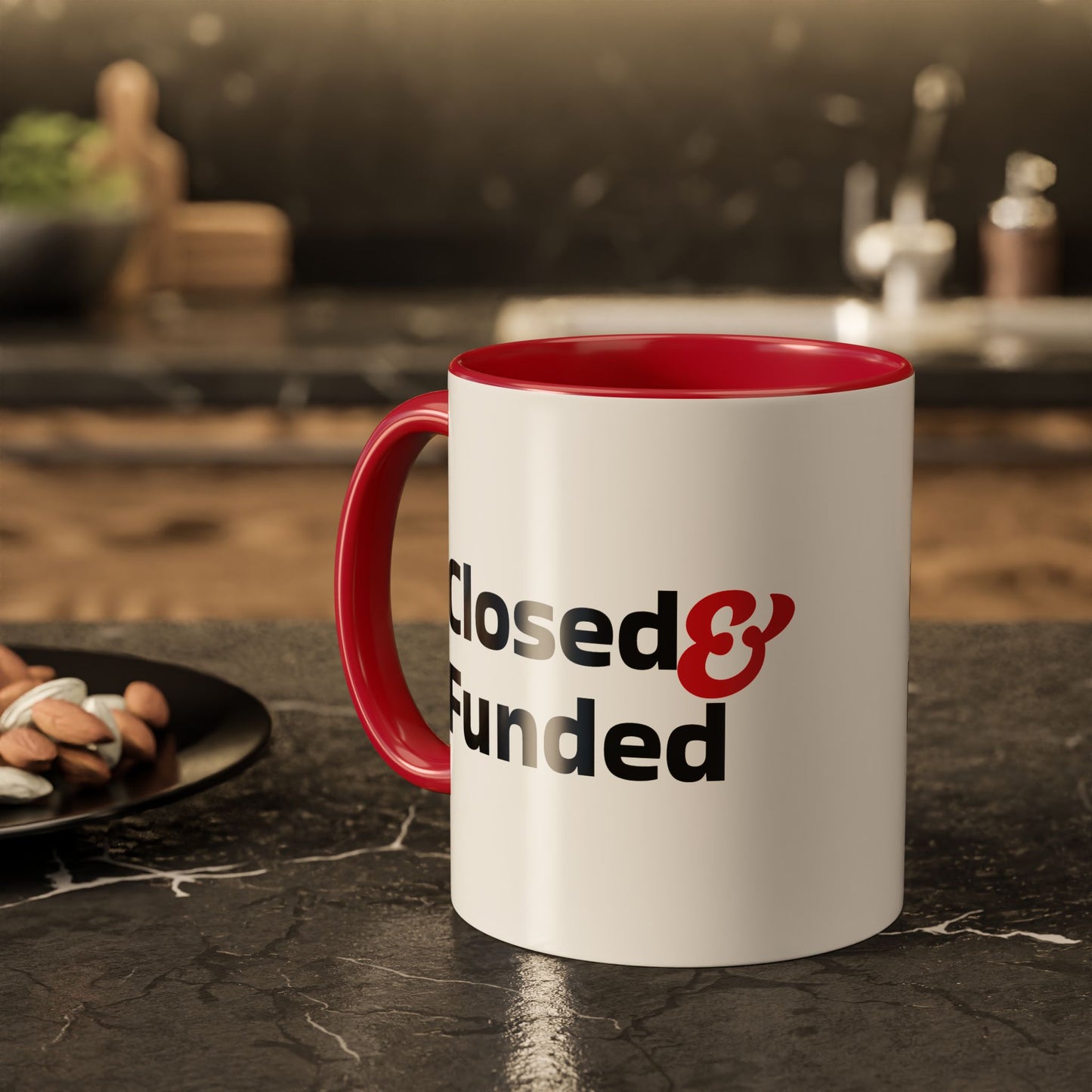 Closed & Funded Colorful Mugs (11oz, 15oz)
