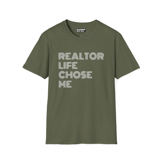 Realtor Life Chose Me Unisex Softstyle T-Shirt