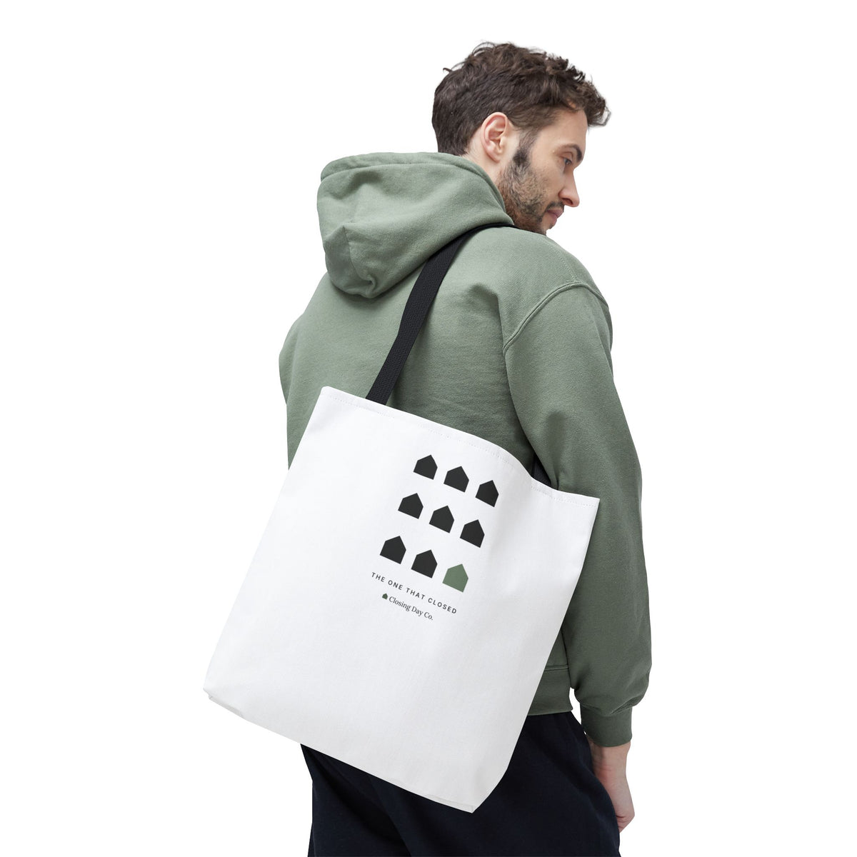 The One That Closed homeowner goodie bag tote by Closing Day Co.
