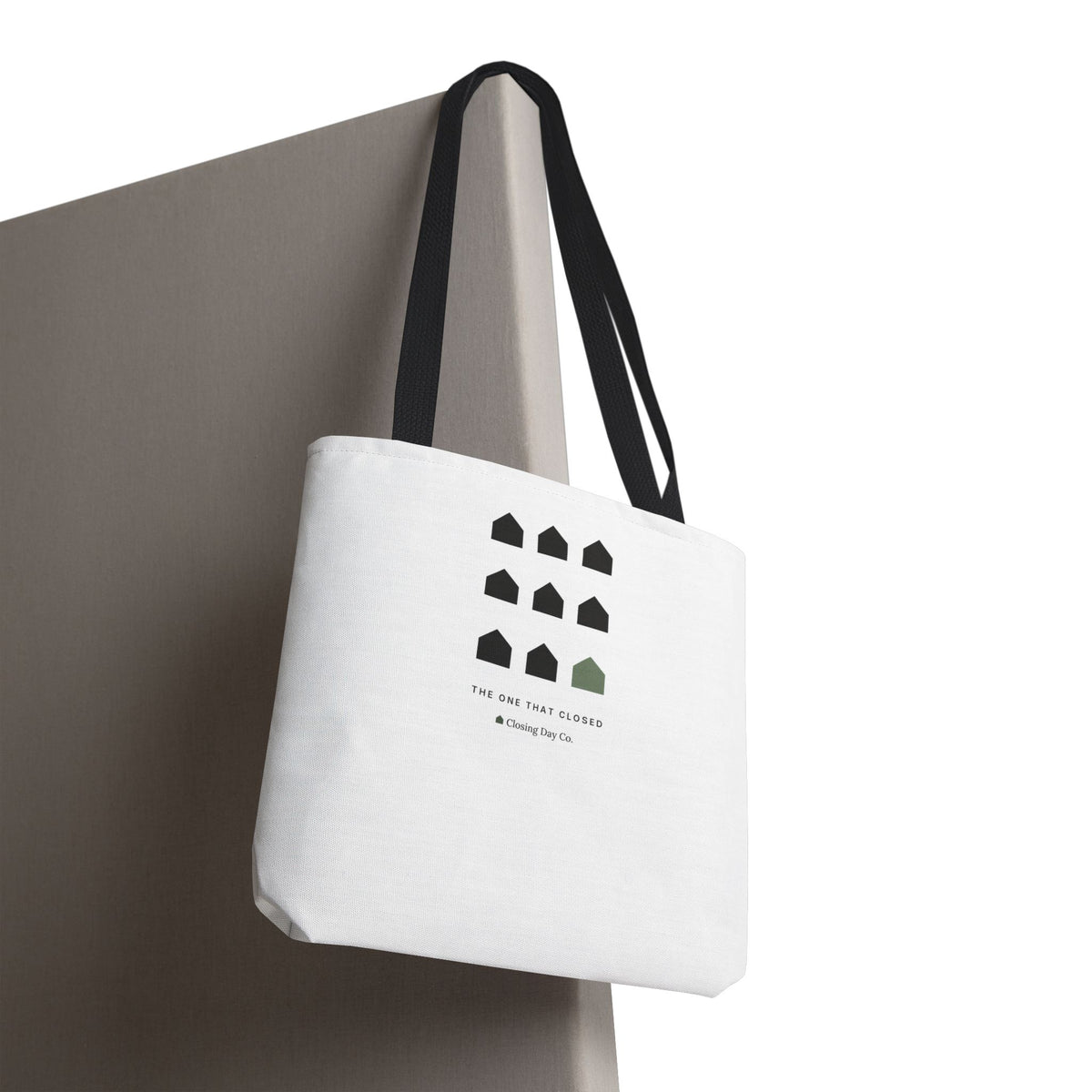 The One That Closed homeowner goodie bag tote by Closing Day Co.