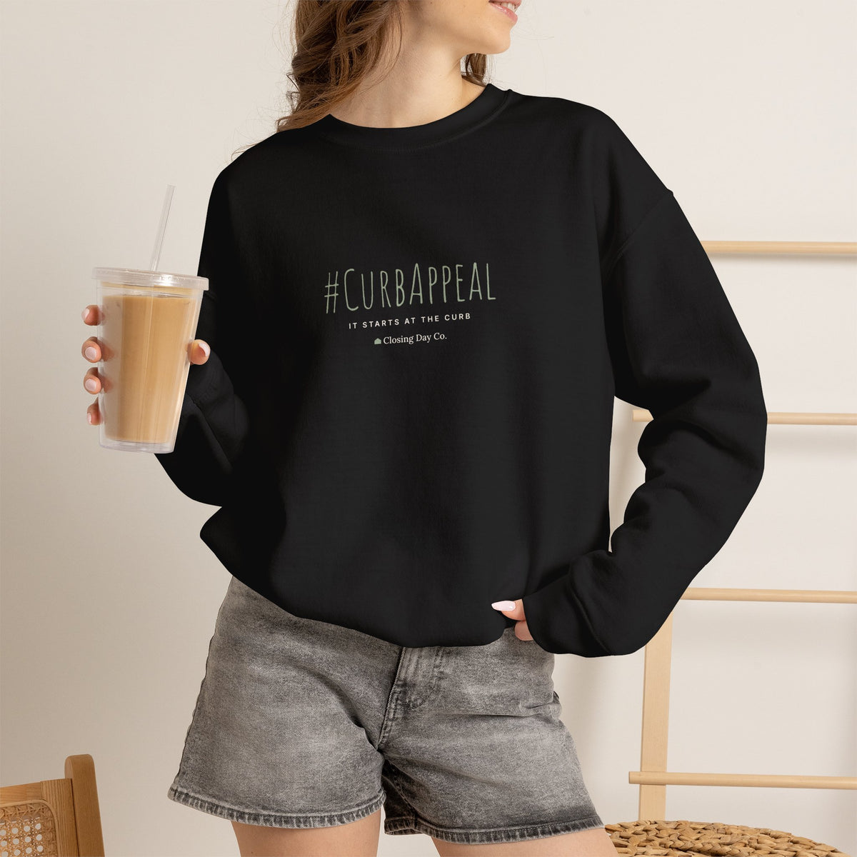 #CurbAppeal crewneck sweatshirt by Closing Day Co.