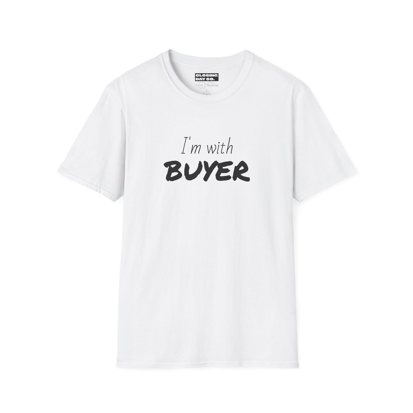 I'm With Buyer Unisex Softstyle T-Shirt