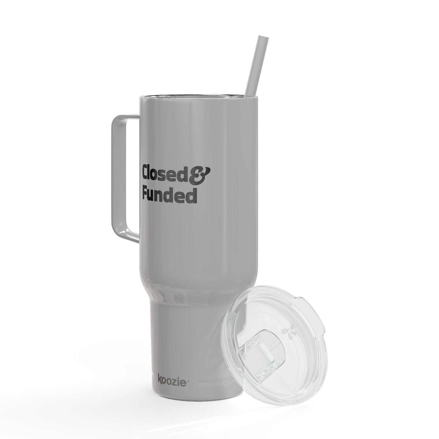 Closed & Funded Insulated Tumbler with Lid, 40oz (Engraving)