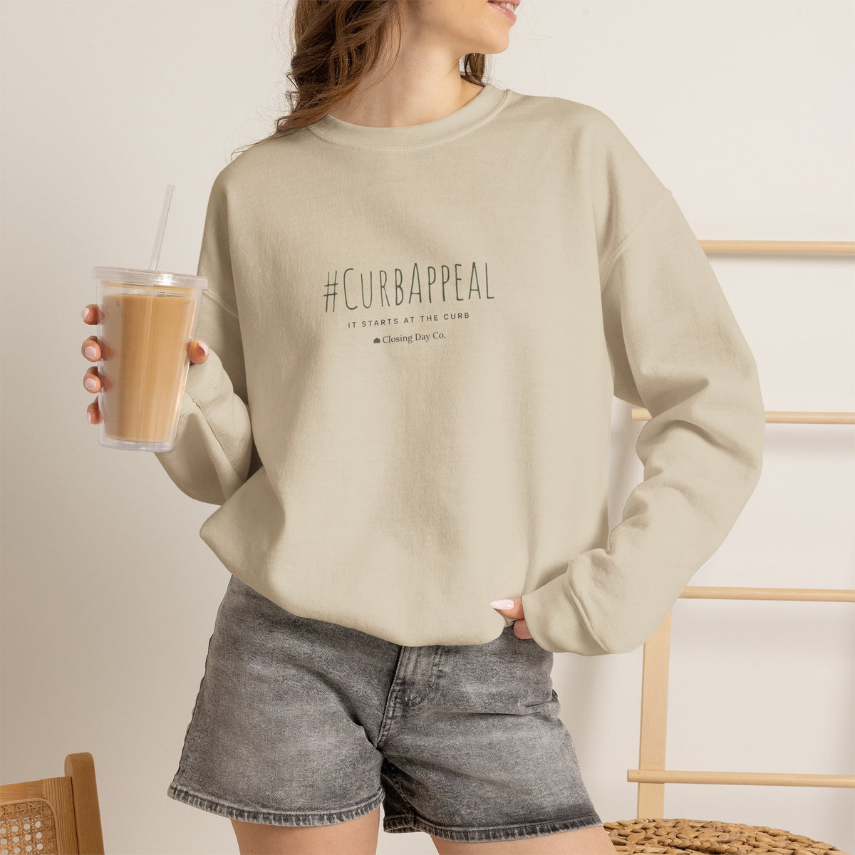 #CurbAppeal crewneck sweatshirt by Closing Day Co.