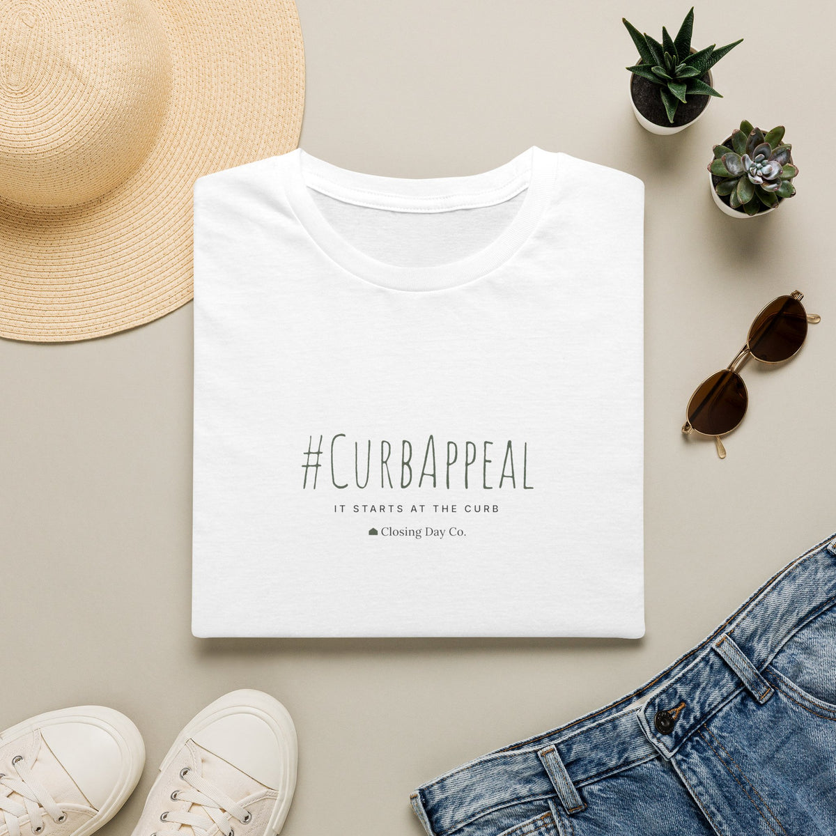 #CurbAppeal realtor t-shirt by Closing Day Co.