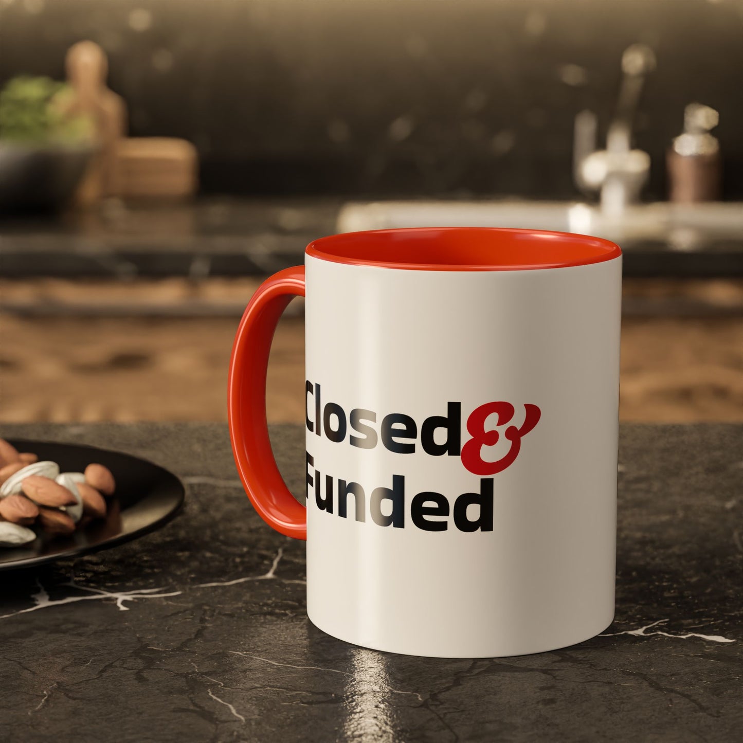 Closed & Funded Colorful Mugs (11oz, 15oz)