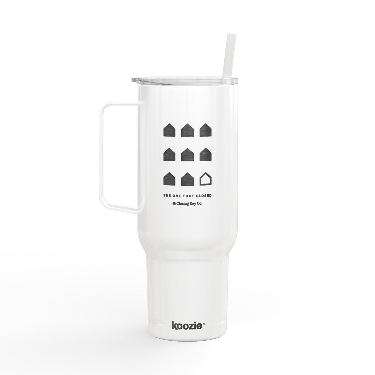 The One That Closed engraved 40oz tumbler by Closing Day Co.