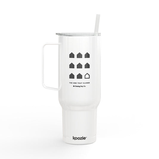 The One That Closed engraved 40oz tumbler by Closing Day Co.