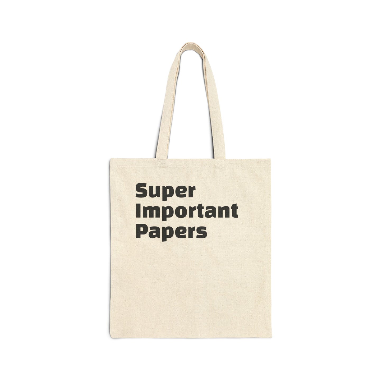 Cotton Canvas Tote Bag