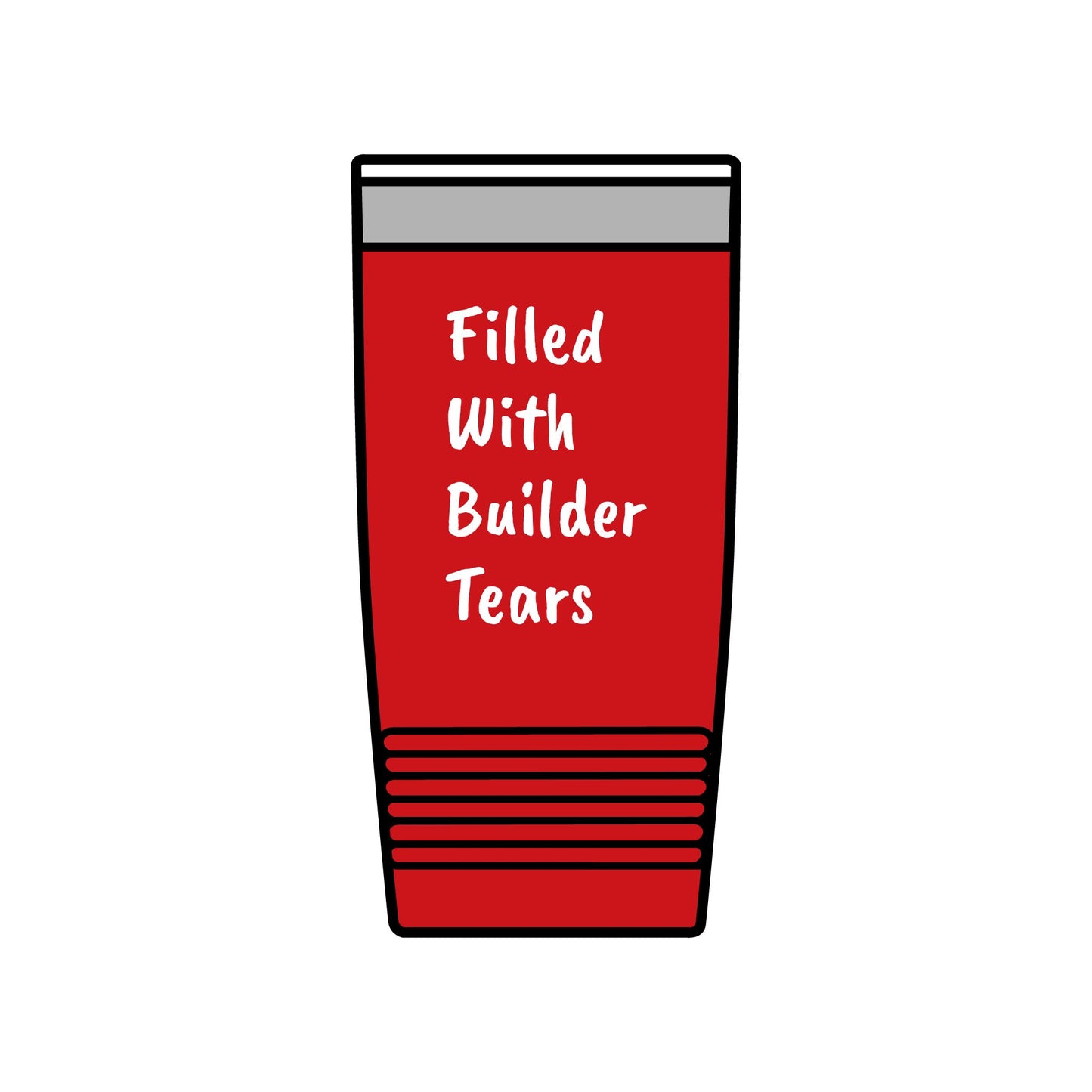Builder Tears Insulated Tumbler, 20oz