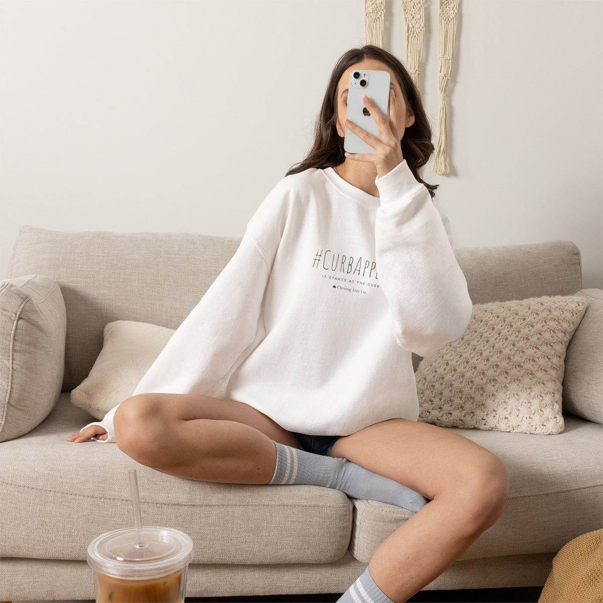 #CurbAppeal crewneck sweatshirt by Closing Day Co.